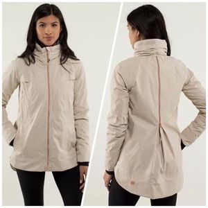 ISO Lululemon Fo Drizzle Jacket in Cashew